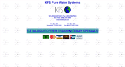 Desktop Screenshot of kfswater.com